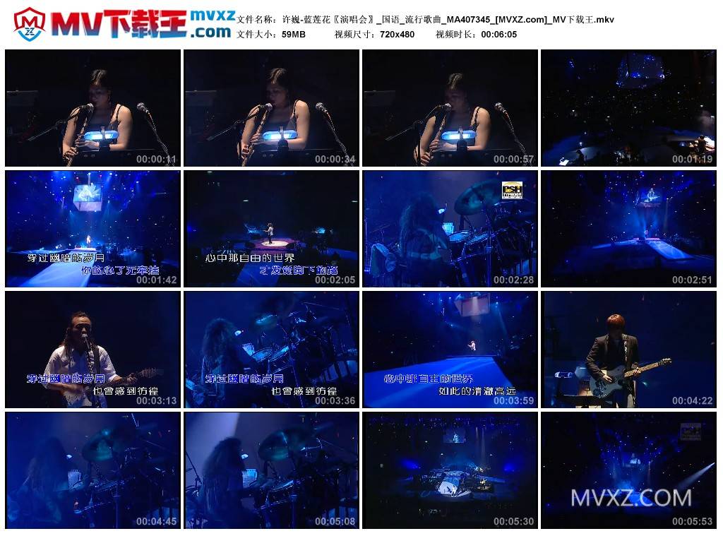 许巍-蓝莲花〖演唱会〗_国语_流行歌曲_MA407345